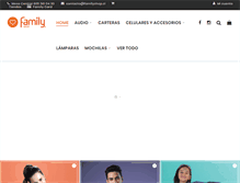Tablet Screenshot of familyshop.cl